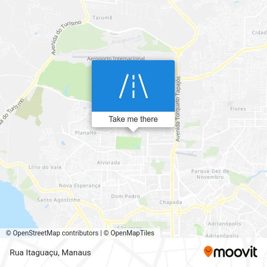 Rua Itaguaçu map