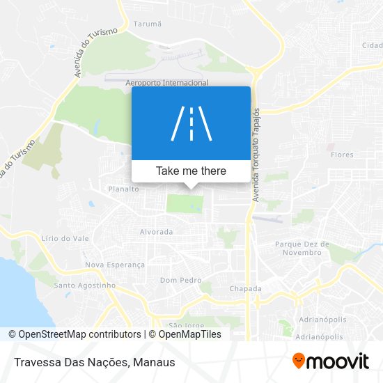 Travessa Das Nações map