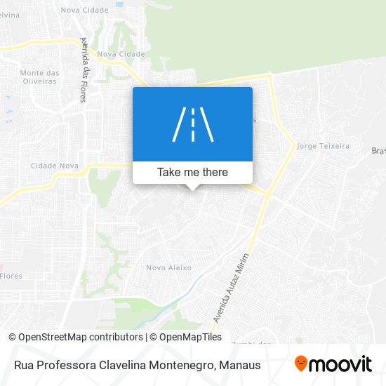 Rua Professora Clavelina Montenegro map