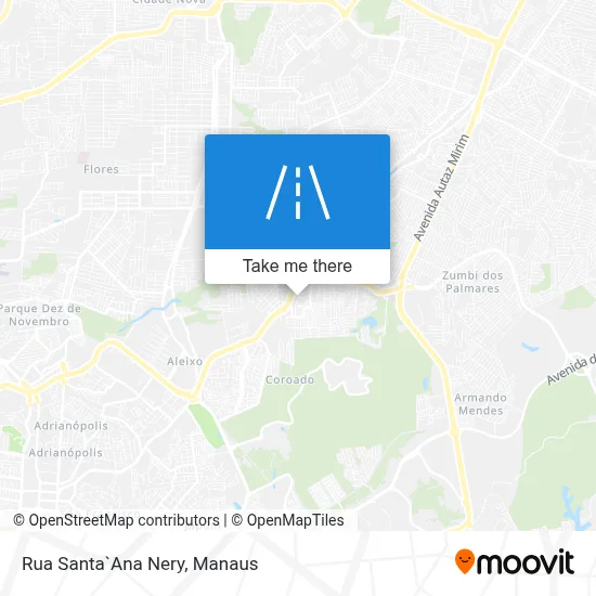 Rua Santa`Ana Nery map