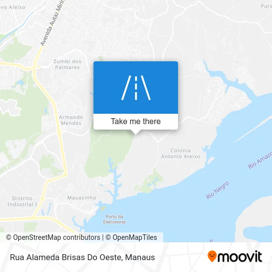 Rua Alameda Brisas Do Oeste map
