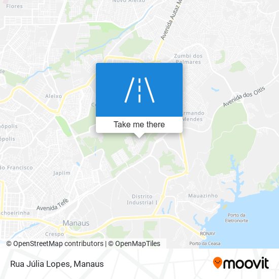 Mapa Rua Júlia Lopes