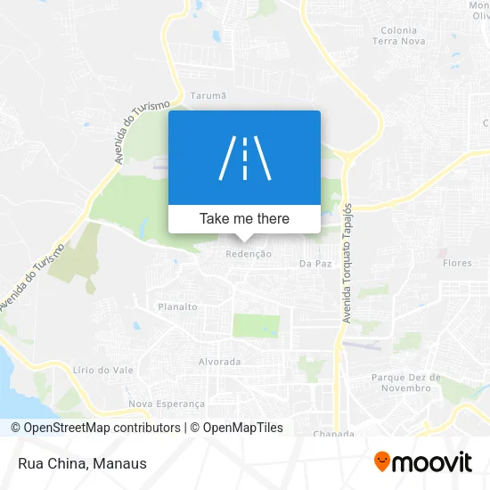 Rua China map