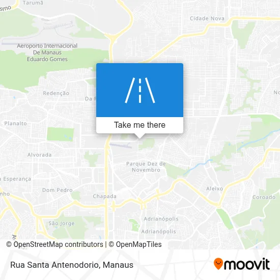 Rua Santa Antenodorio map