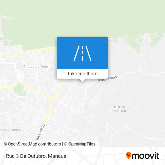 Rua 3 De Outubro map