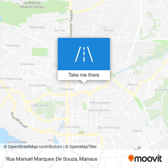 Mapa Rua Manuel Marques De Souza