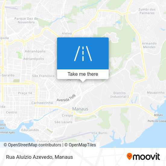 Rua Aluízio Azevedo map