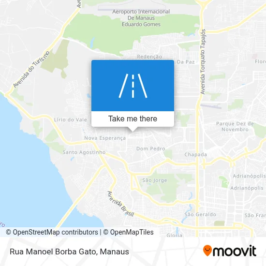 Rua Manoel Borba Gato map