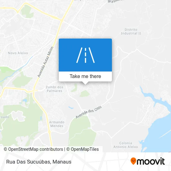 Rua Das Sucuúbas map