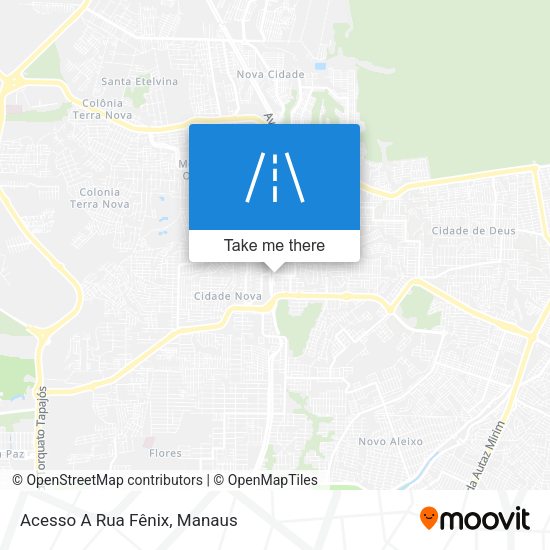Acesso A Rua Fênix map