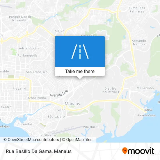 Rua Basílio Da Gama map