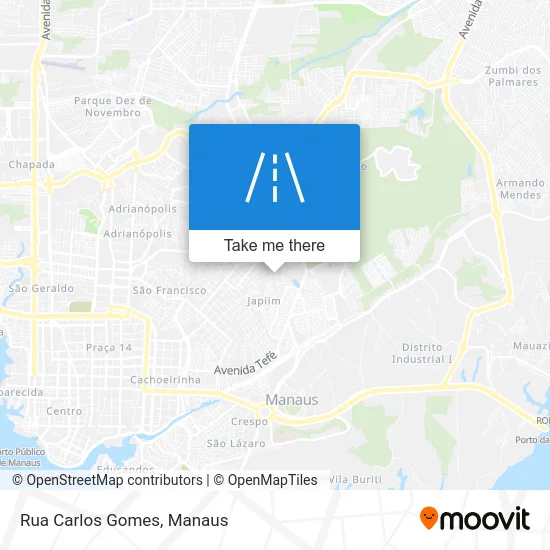 Rua Carlos Gomes map