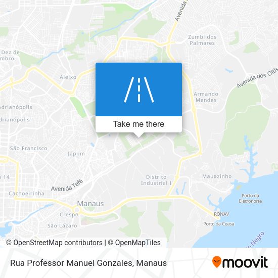 Rua Professor Manuel Gonzales map