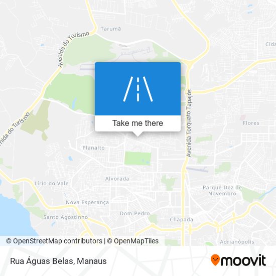 Rua Águas Belas map