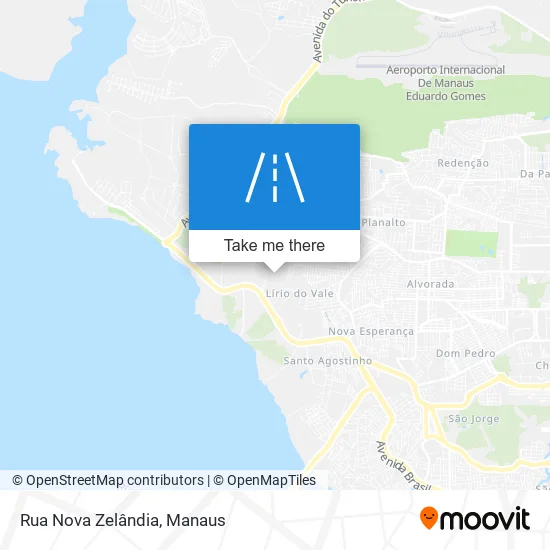 Rua Nova Zelândia map