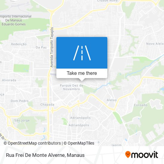 Rua Frei De Monte Alverne map