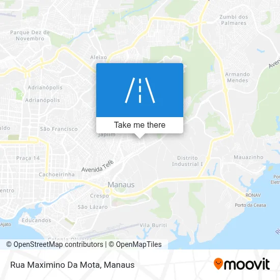 Rua Maximino Da Mota map