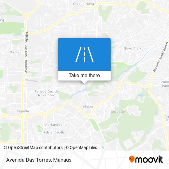 Mapa Avenida Das Torres