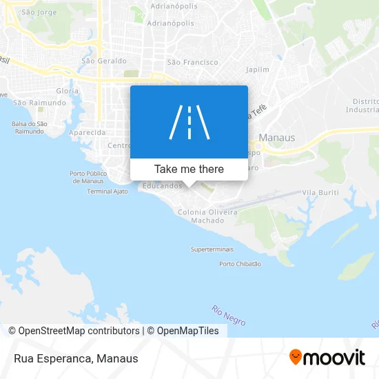 Rua Esperanca map