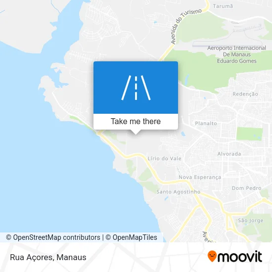 Rua Açores map