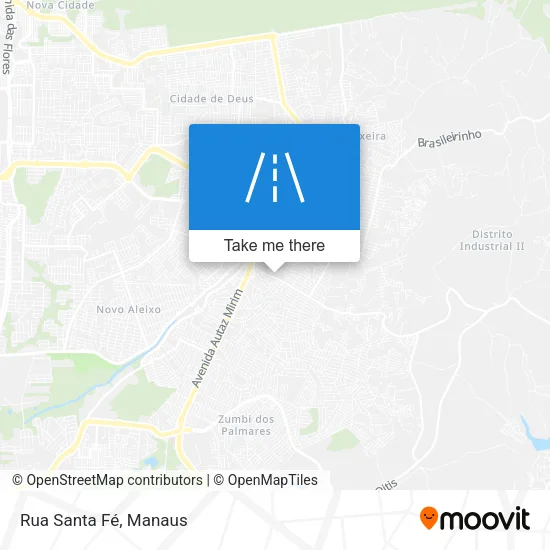 Rua Santa Fé map