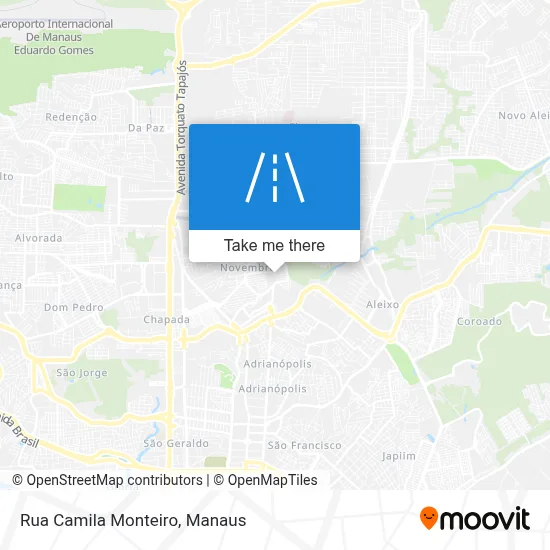 Rua Camila Monteiro map