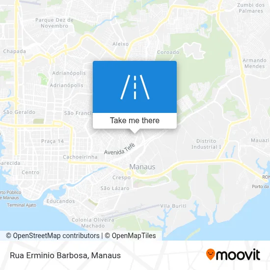 Rua Erminio Barbosa map