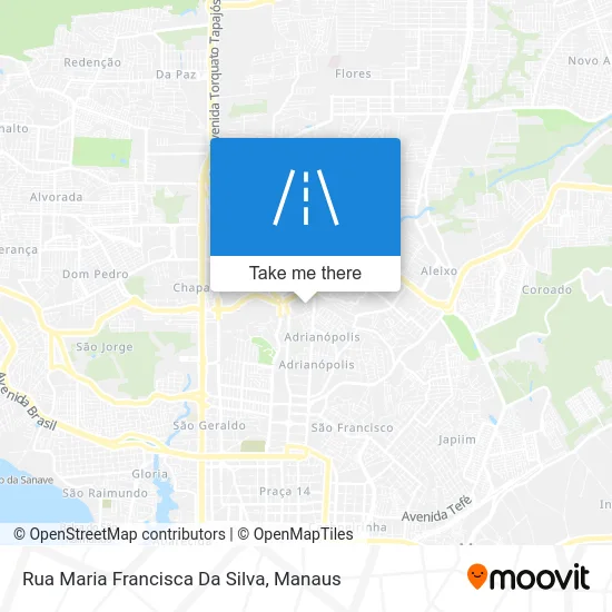 Rua Maria Francisca Da Silva map
