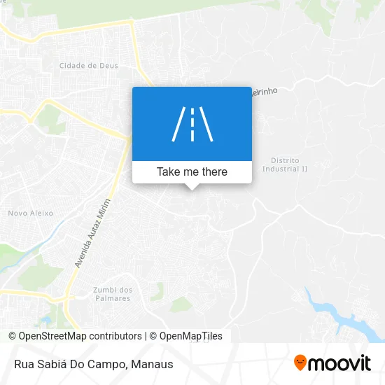 Rua Sabiá Do Campo map