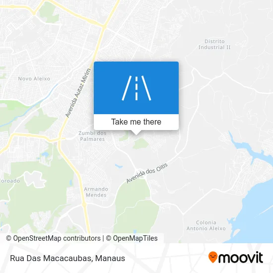 Rua Das Macacaubas map