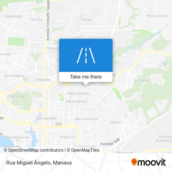 Rua Miguel Ângelo map