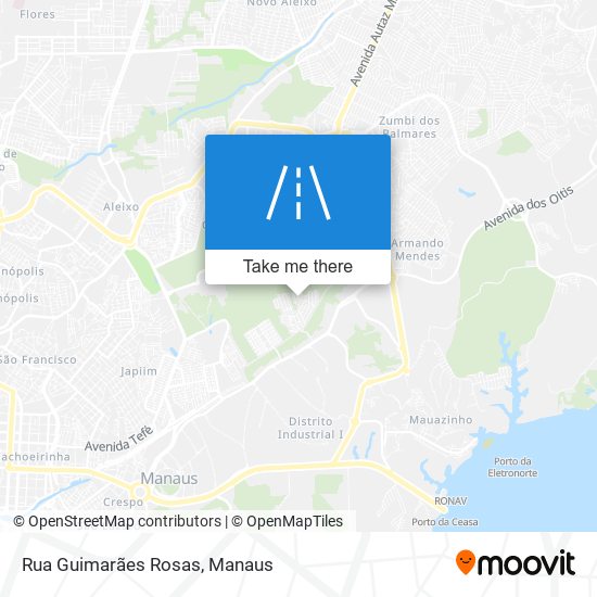 Mapa Rua Guimarães Rosas