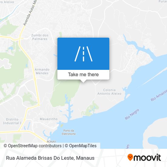 Rua Alameda Brisas Do Leste map