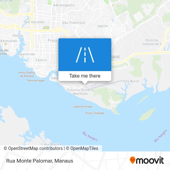 Rua Monte Palomar map