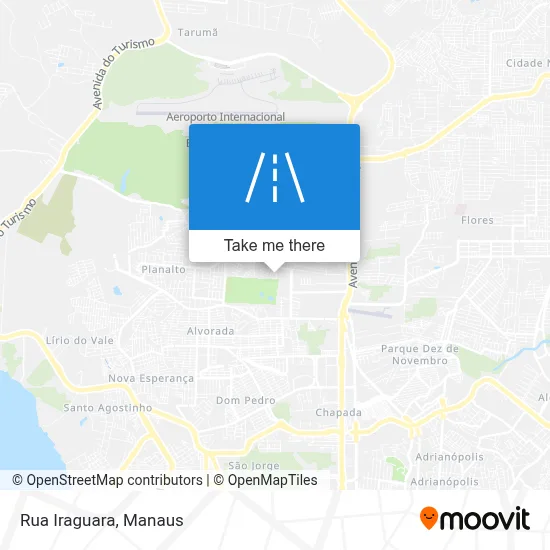 Rua Iraguara map