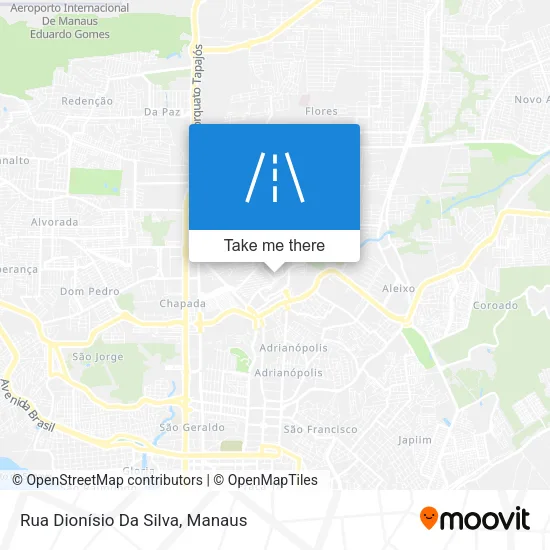 Rua Dionísio Da Silva map