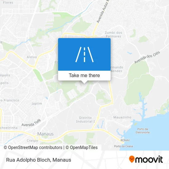 Rua Adolpho Bloch map