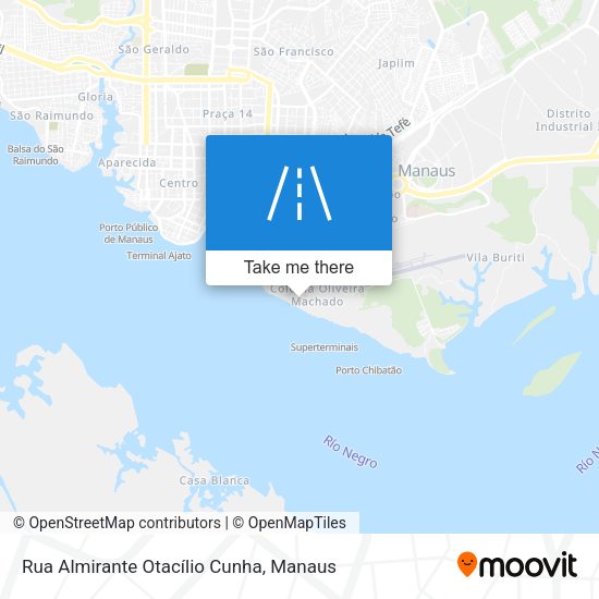 Rua Almirante Otacílio Cunha map