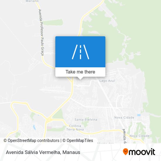 Avenida Sálvia Vermelha map