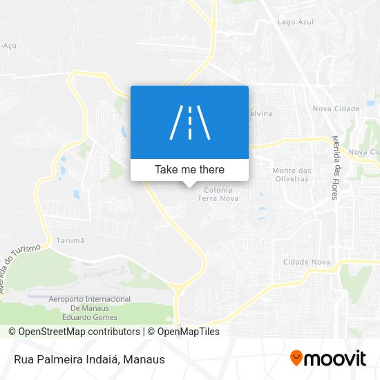 Rua Palmeira Indaiá map