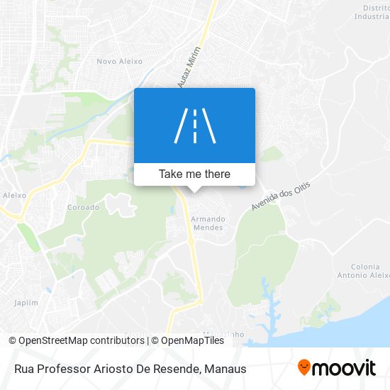 Rua Professor Ariosto De Resende map