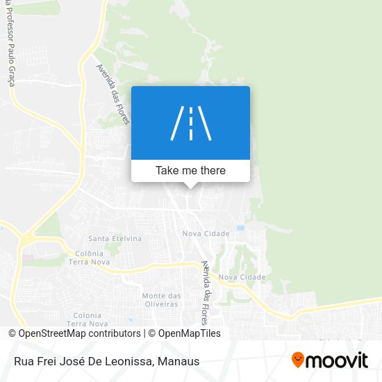 Rua Frei José De Leonissa map