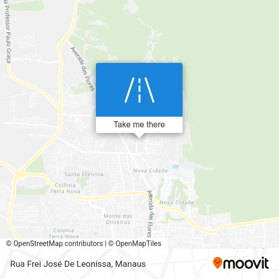 Rua Frei José De Leonissa map