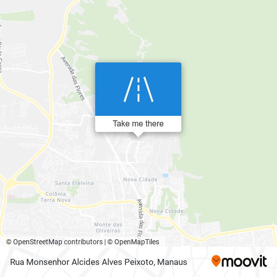 Rua Monsenhor Alcides Alves Peixoto map