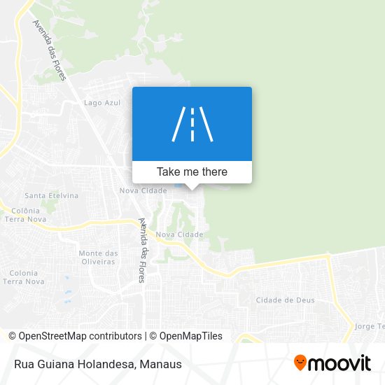 Rua Guiana Holandesa map