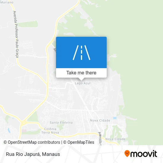 Rua Rio Japurá map
