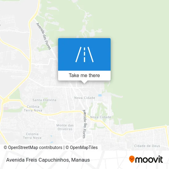 Avenida Freis Capuchinhos map