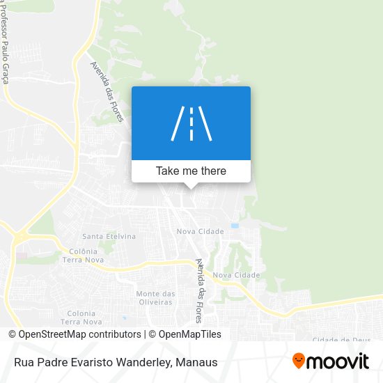 Rua Padre Evaristo Wanderley map