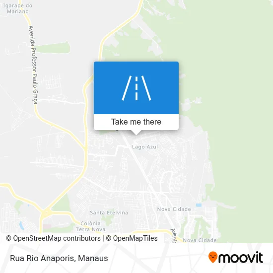 Rua Rio Anaporis map