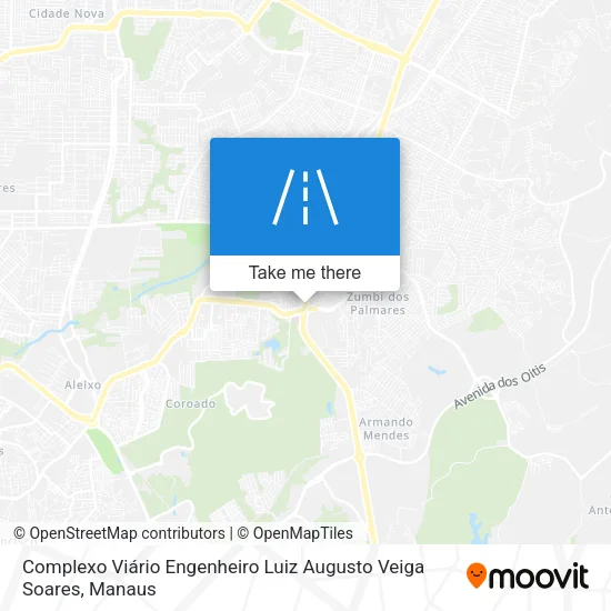 Complexo Viário Engenheiro Luiz Augusto Veiga Soares map